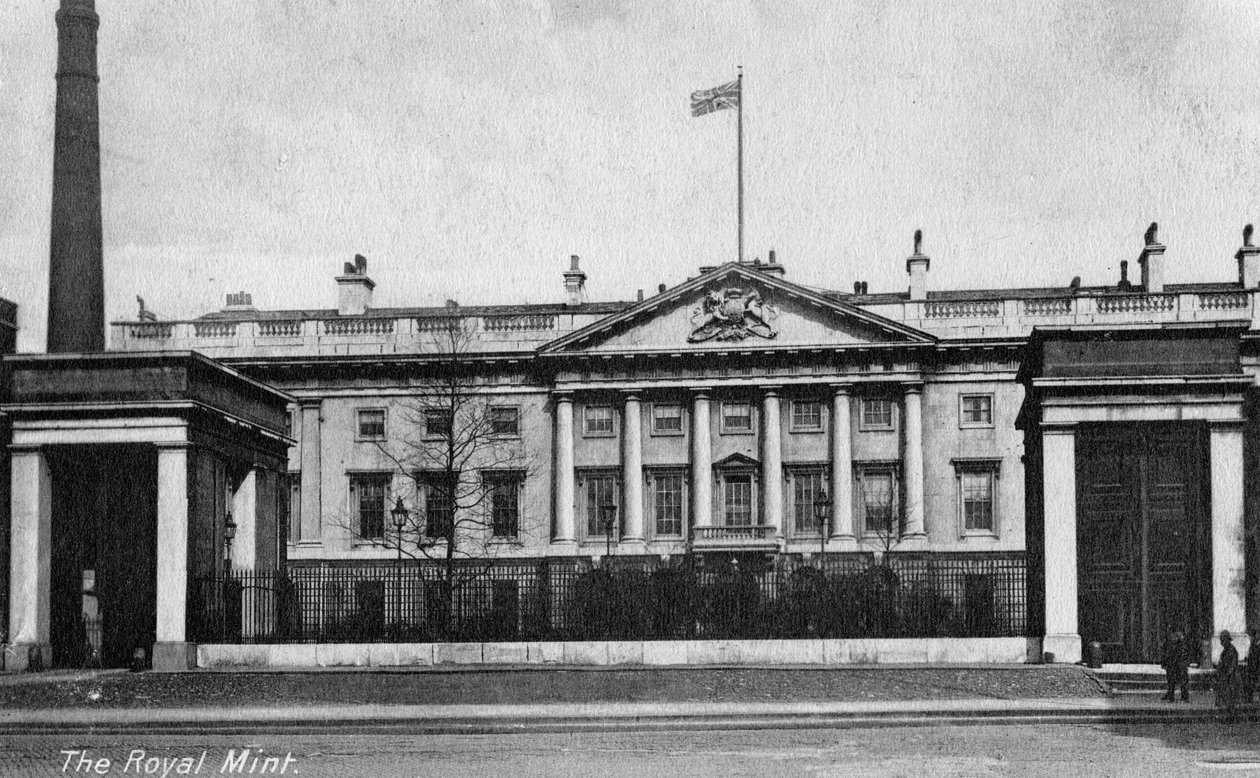 The Royal Mint, Tower Hill, Londres, início do século XX de Unbekannt