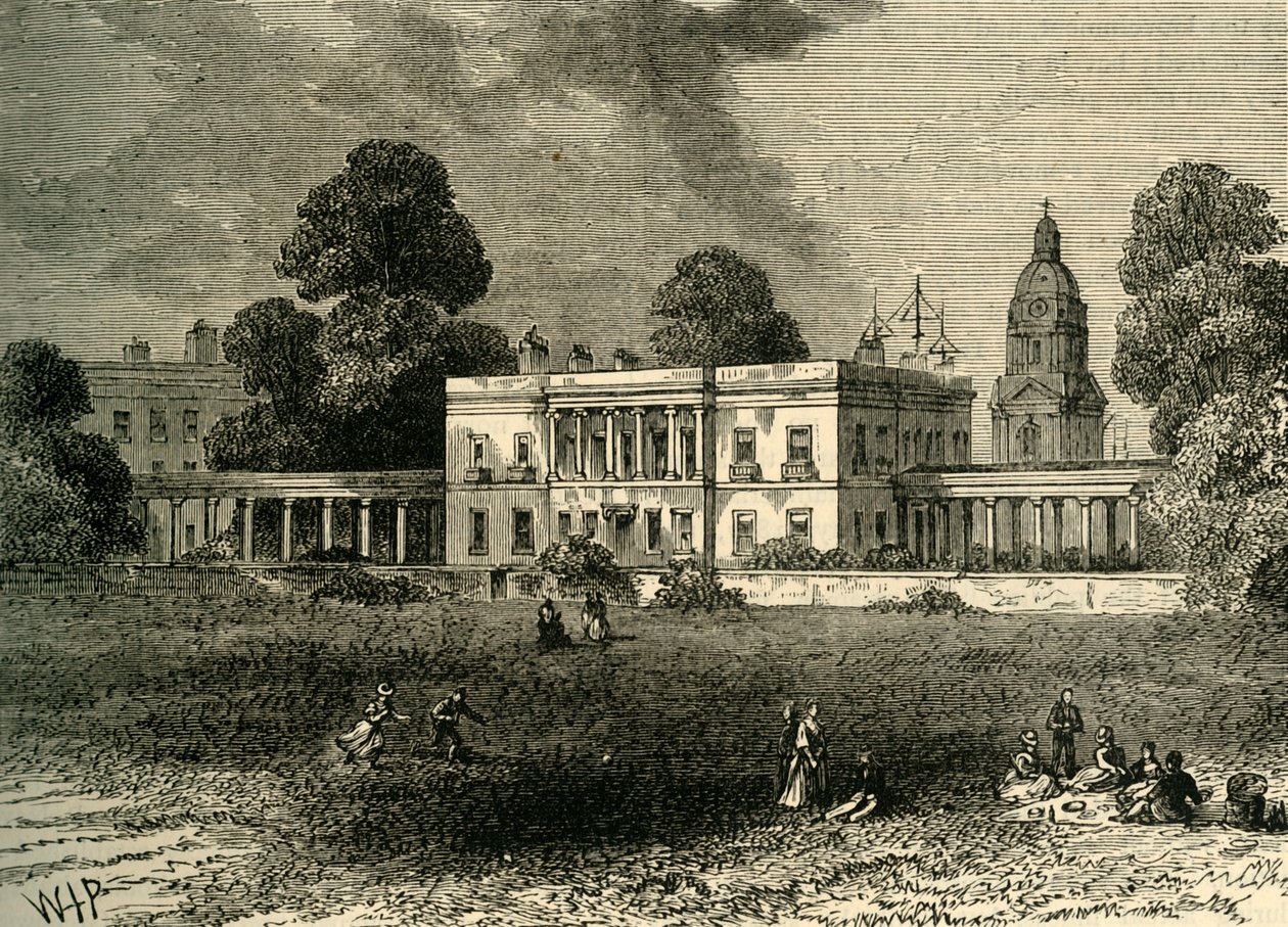 A Escola Naval Real, Greenwich, c1878. de Unbekannt
