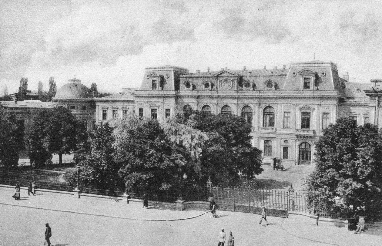 Palácio Real de Bucareste, Romênia, início do século XX de Unbekannt