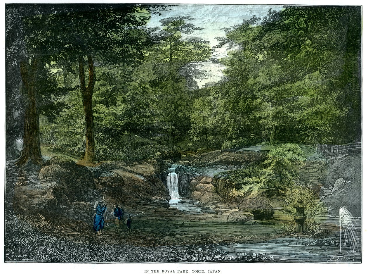 Royal Park, Tóquio, Japão, 1889 de Unbekannt