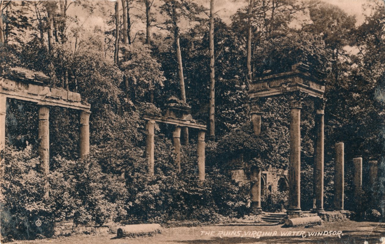 As ruínas, água de Virgínia, Windsor, c1917 de Unbekannt