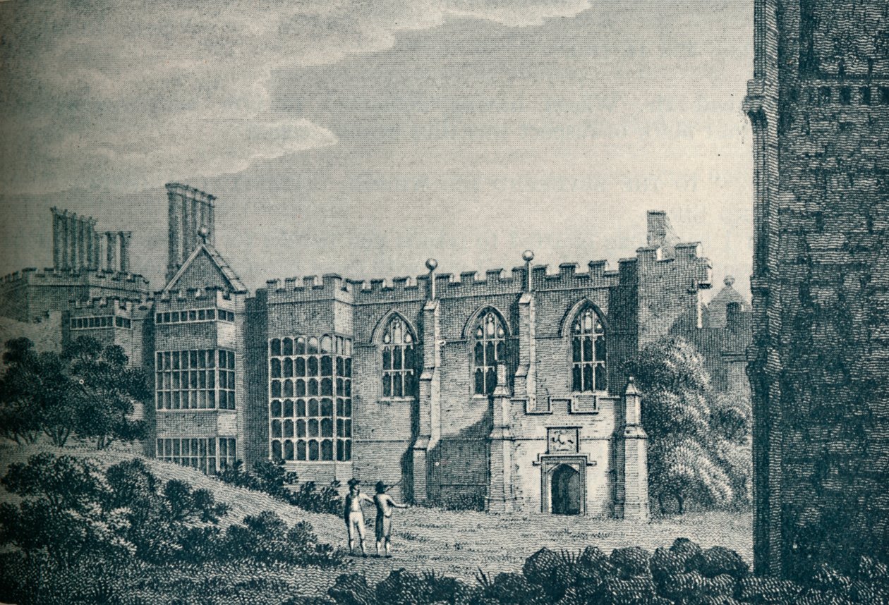 As ruínas de Cowdray House, perto de Midhurst, Sussex, 1907 de Unbekannt