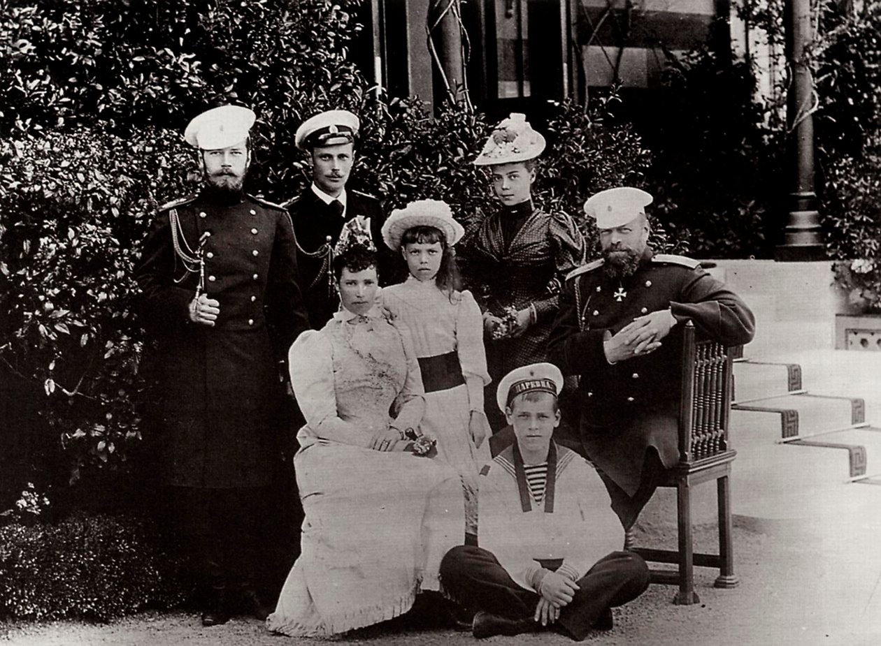 A família imperial russa, c1892-c1894 de Unbekannt