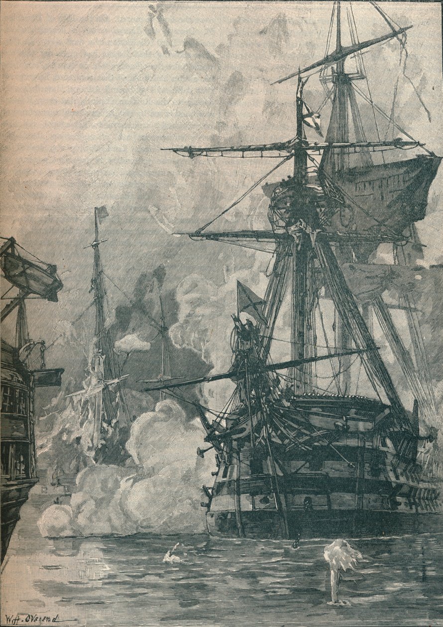 O ataque russo a Sinop, Turquia, 1853 1906 de Unbekannt