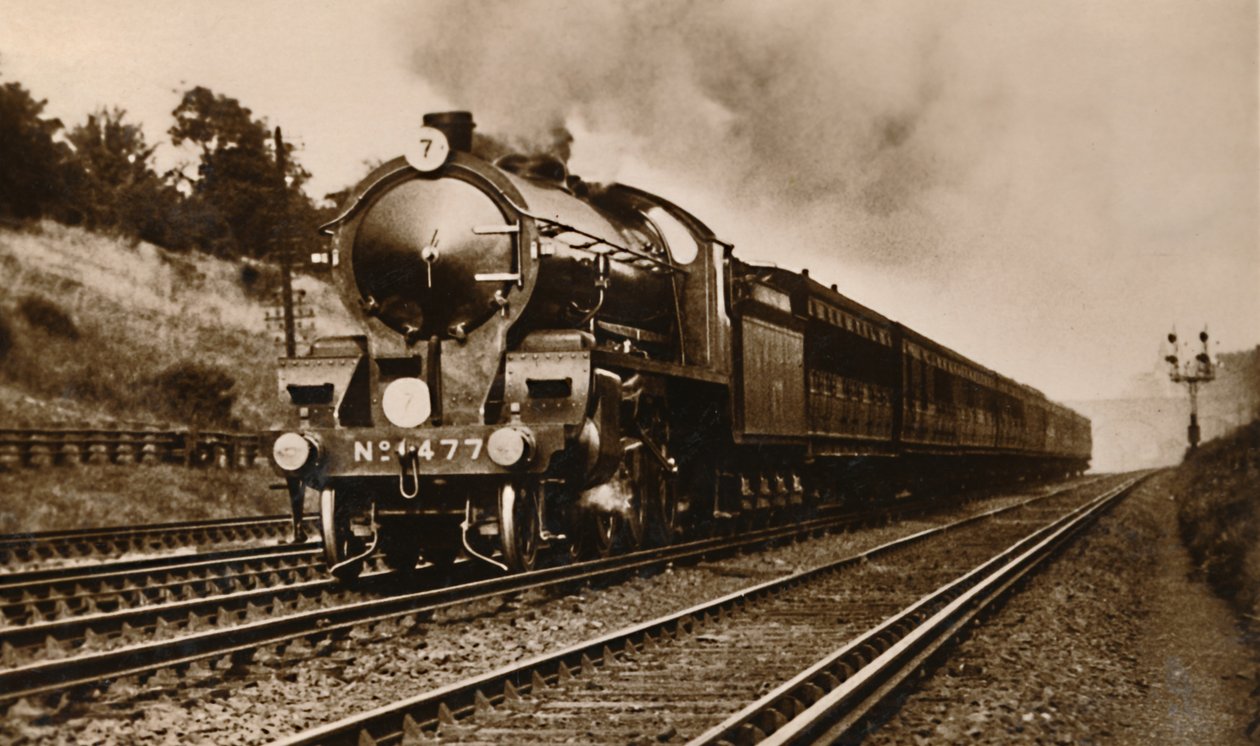 O SR Oeste da Inglaterra Express Passing Earlsfield, início do século XX. de Unbekannt