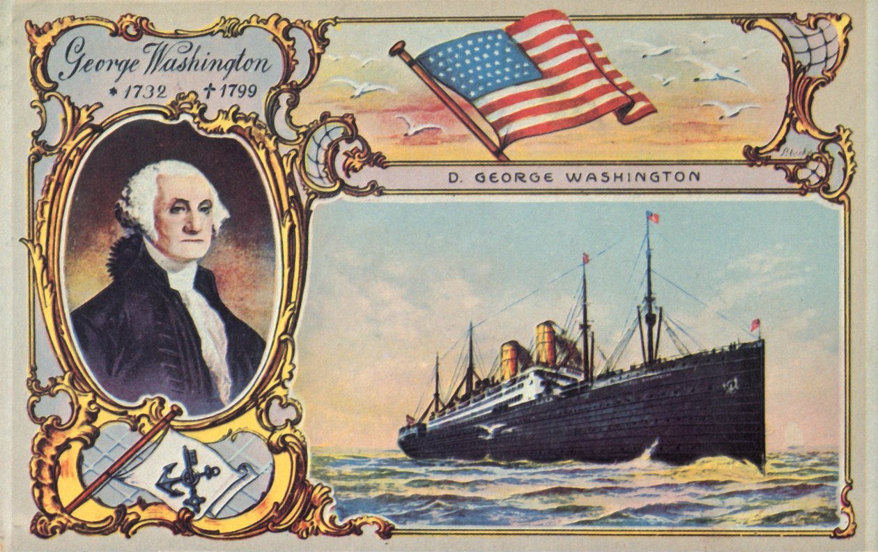 O SS George Washington, c1910. de Unbekannt