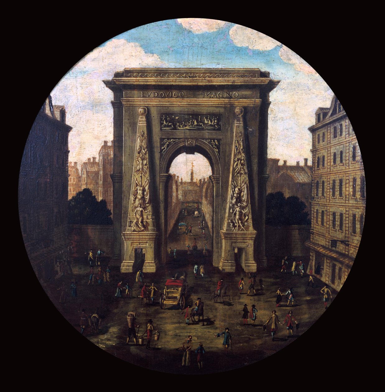 Portão de Saint-Denis, Paris, século XVII de Unbekannt