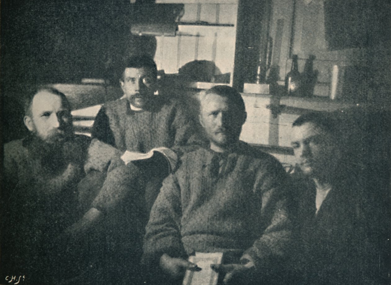 O salão foi convertido em uma sala de leitura, 1893-1896, 1897 de Unbekannt