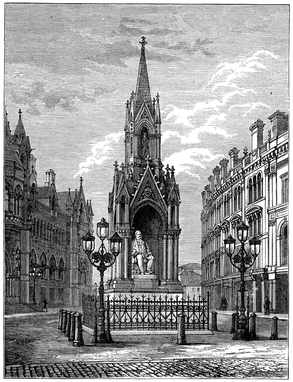 A estátua de sal em Bradford, c1880 de Unbekannt