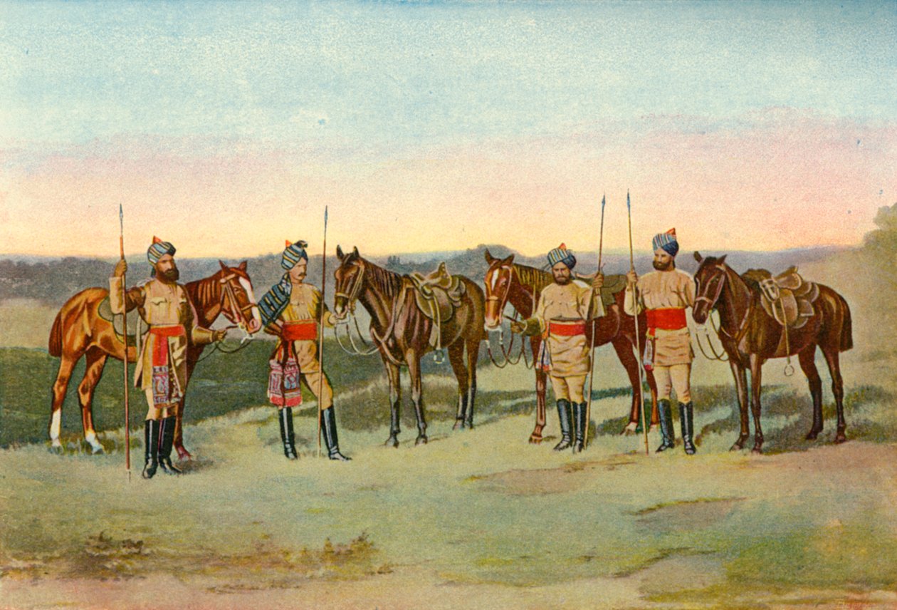 Os segundos lanceiros de Bengala, 1901. de Unbekannt