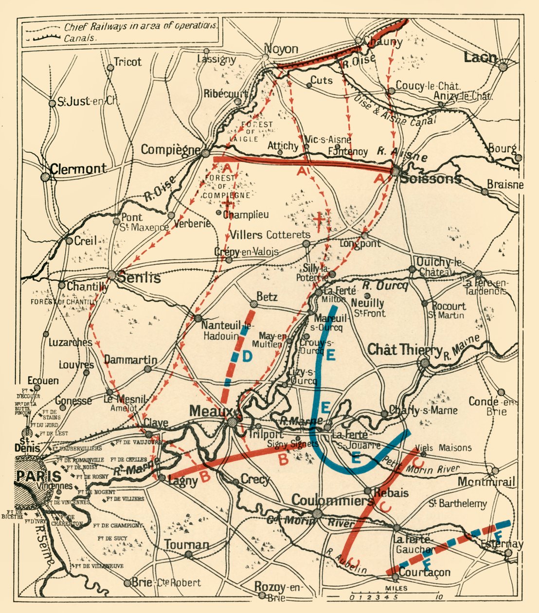 A Segunda Fase do Grande Retiro ... 1914, c1920. de Unbekannt