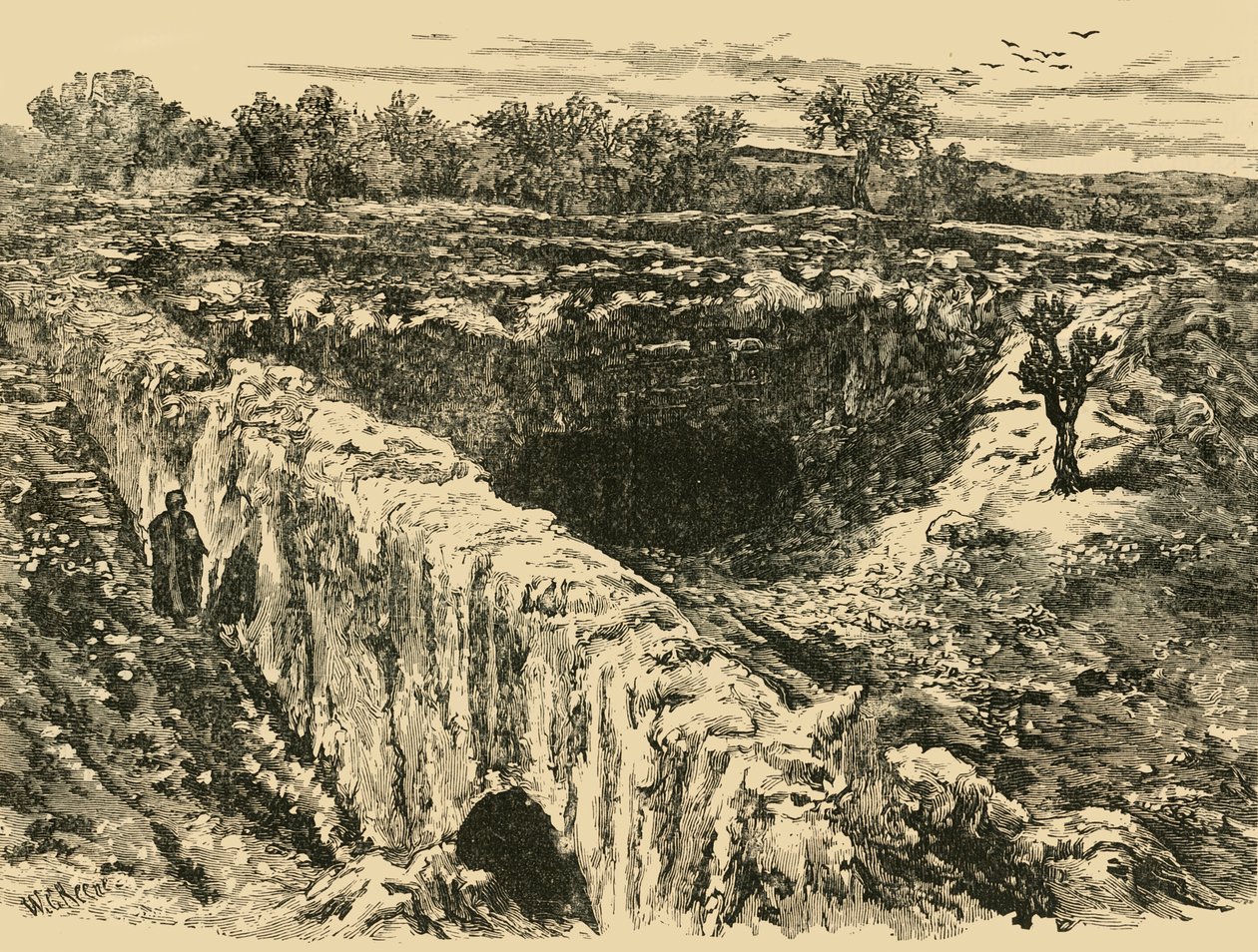 Os sepulcros dos reis em Jerusalém, 1890. de Unbekannt