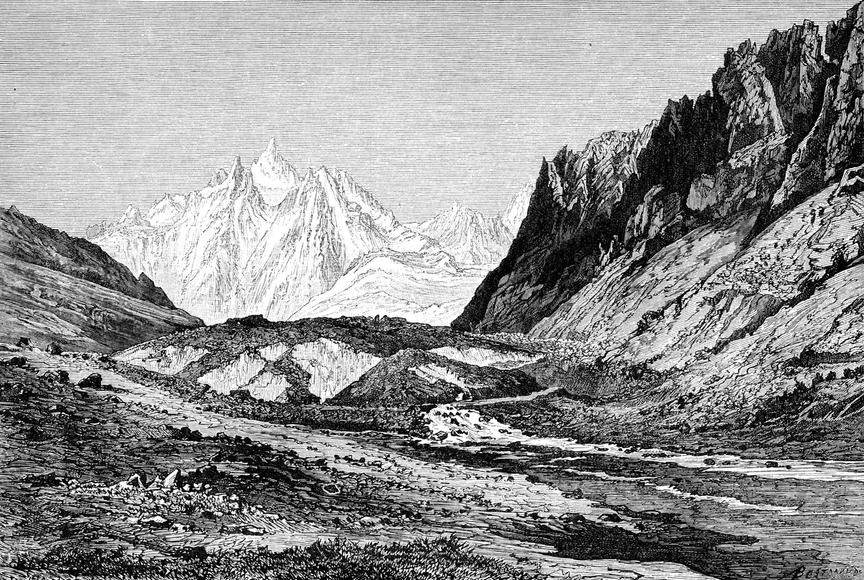 Geleira Shchurovskiy, Rússia, 1895 de Unbekannt