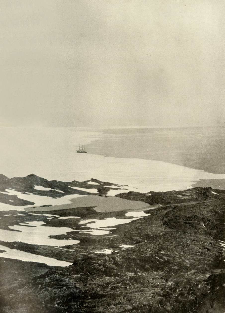 O navio de Pram Point, pouco antes de partir para o norte, c1908, 1909 de Unbekannt