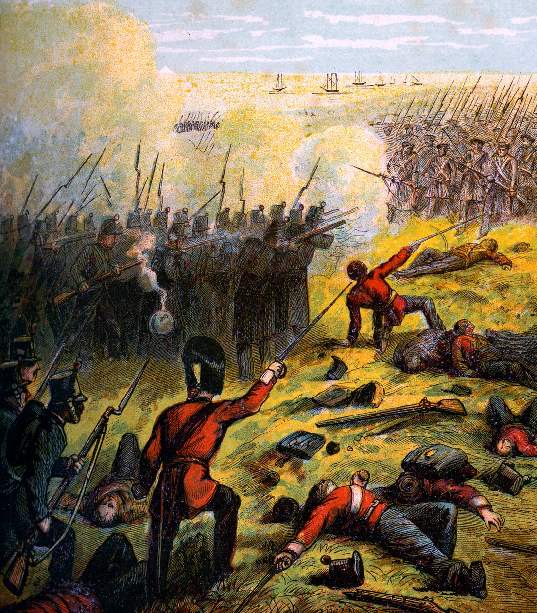 O cerco de Sebastopol, 1854-1855 c1850s de Unbekannt