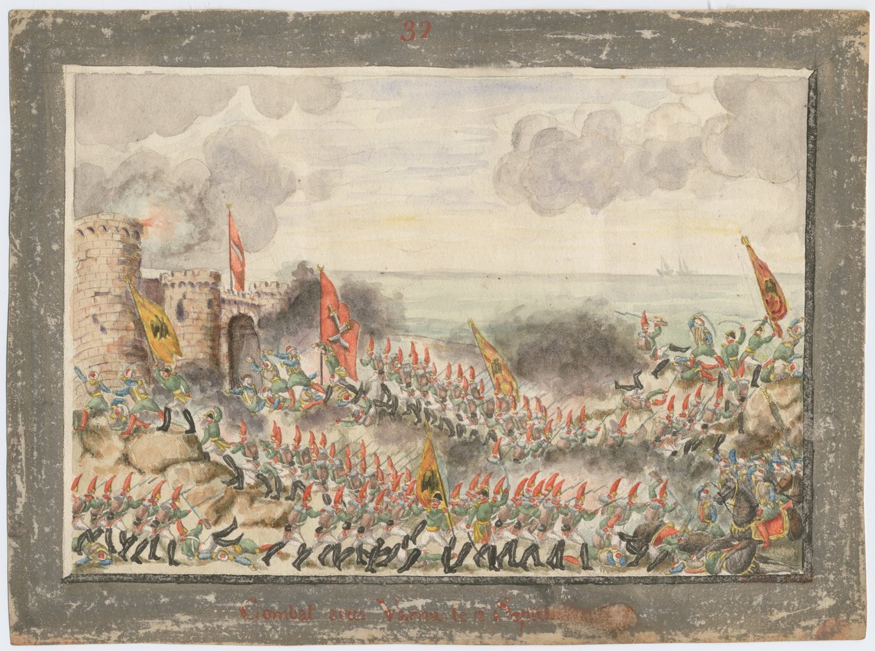 O cerco de Varna em setembro de 1828, 1829 de Unbekannt