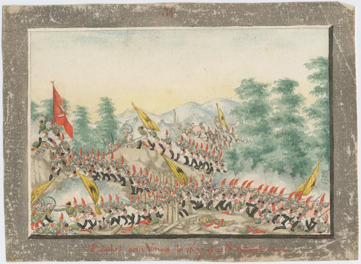 O cerco de Varna em setembro de 1828, 1829 de Unbekannt