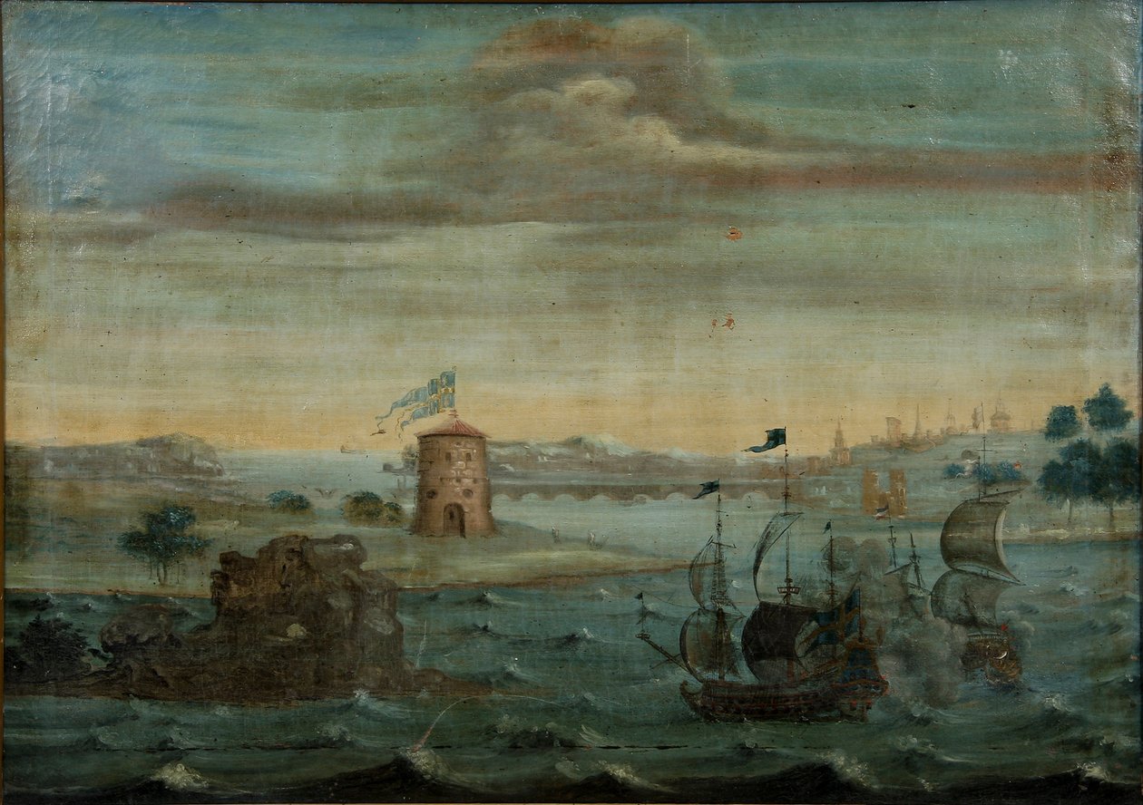 O cerco de Vyborg, década de 1710 de Unbekannt