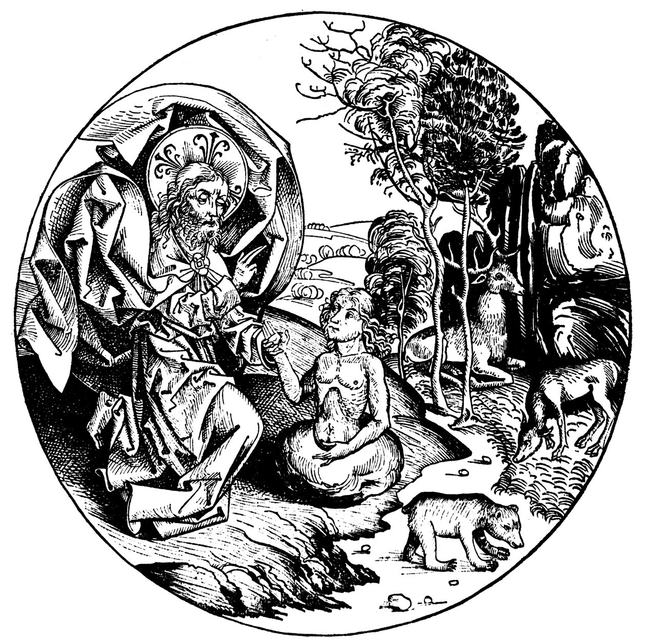 O sexto dia da criação, 1493 de Unbekannt