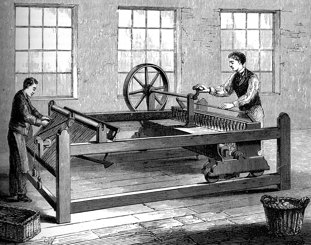 O Slubbing-Billy, c1880 de Unbekannt
