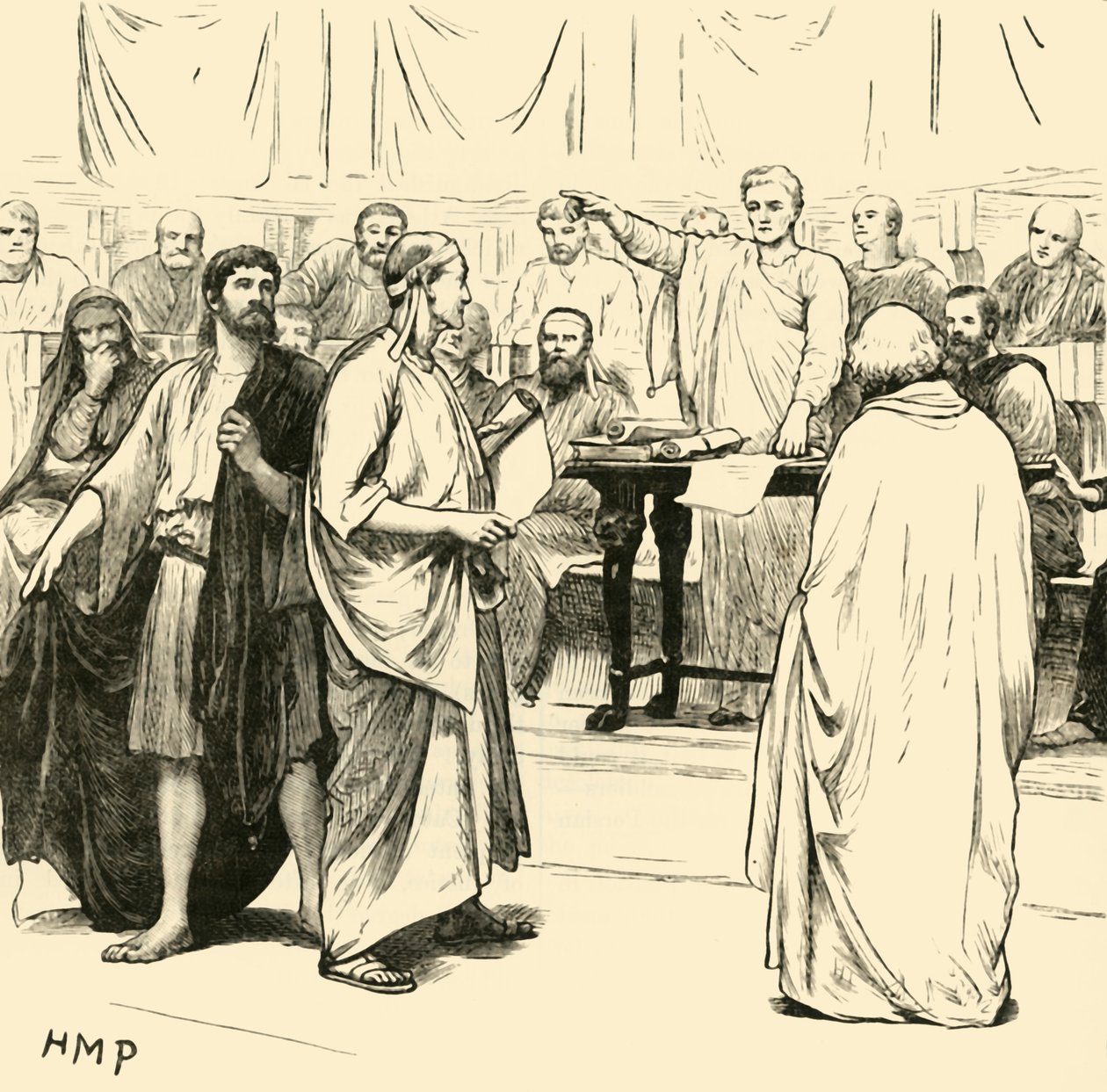Os Sofistas Expulsos de Roma, 1890. de Unbekannt