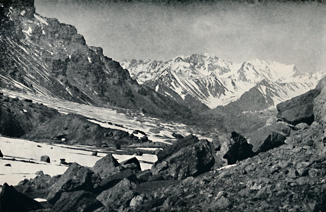 O Precipício do Sul de Aconcágua, 1911 de Unbekannt