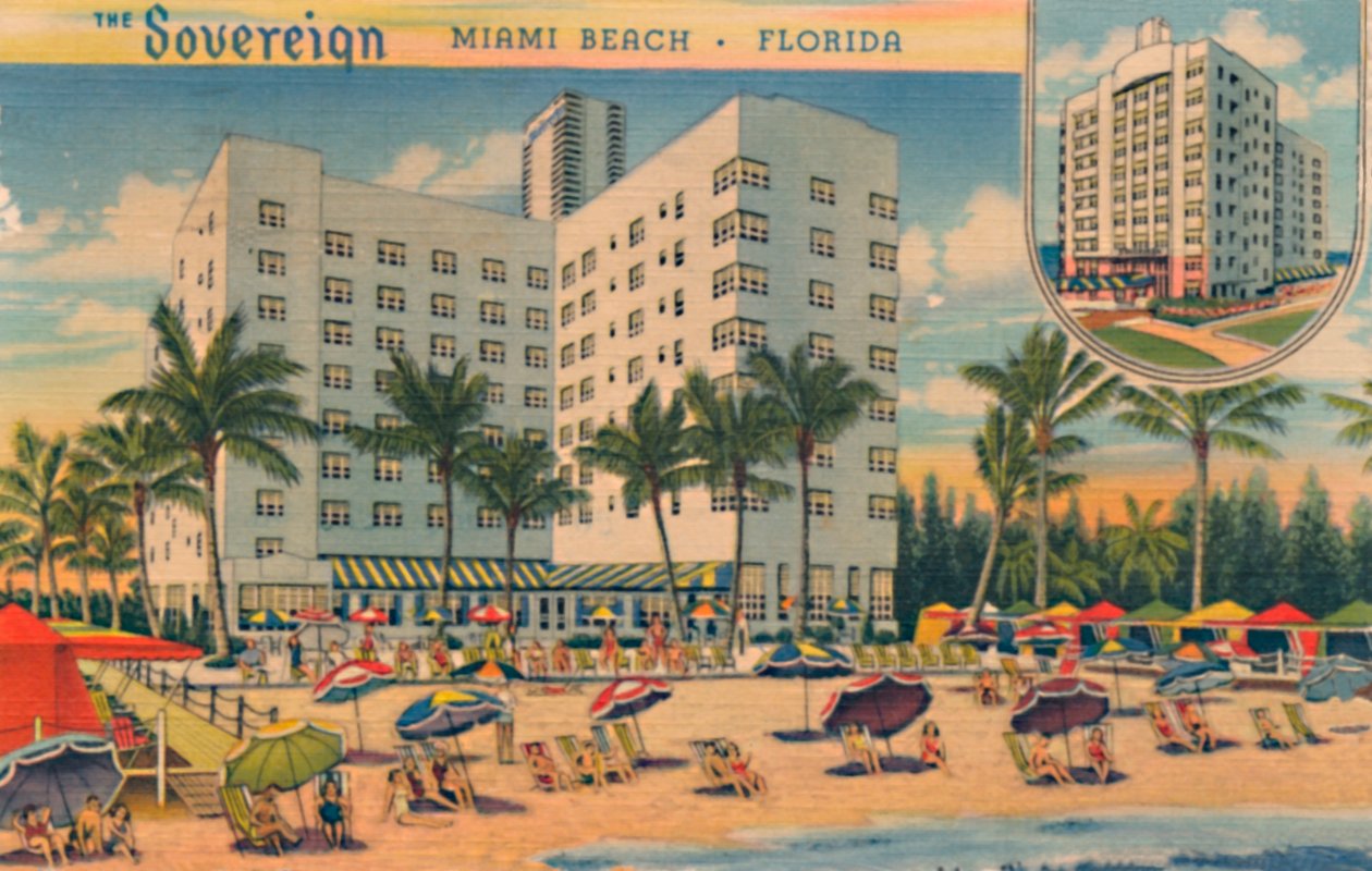 O soberano. Miami Beach, Flórida, c1940s de Unbekannt