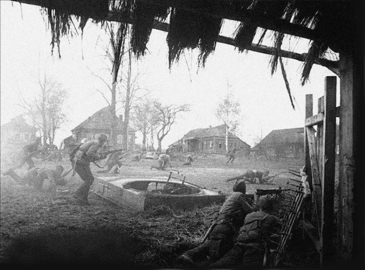 O contra-ataque do exército soviético. Final de outubro de 1941. Tarutino, região de Kaluga de Unbekannt