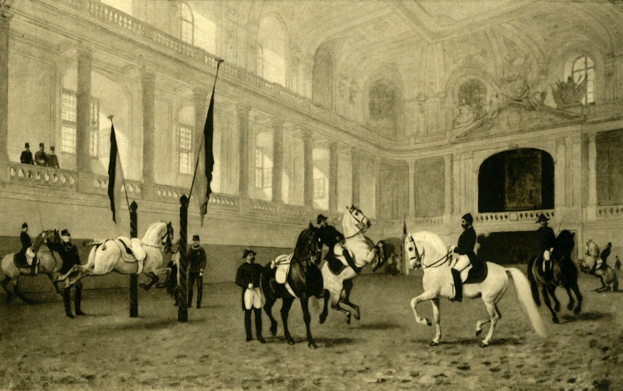 A Escola Espanhola de Equitação, Viena, Áustria, c1935. de Unbekannt