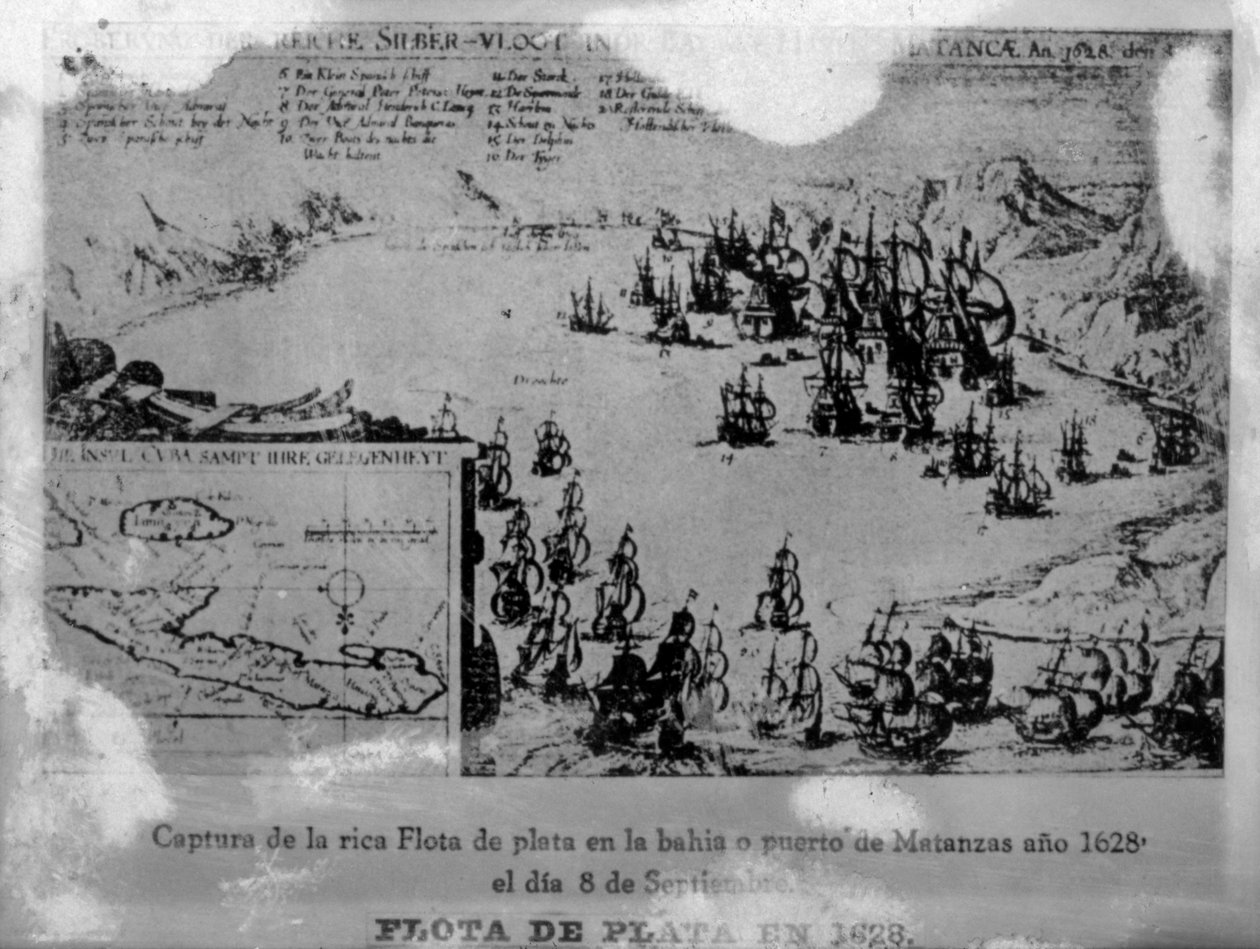 A frota de prata espanhola, 1628, 1920 de Unbekannt