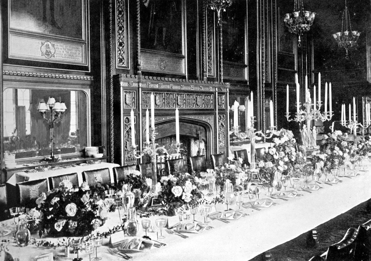 The Speakers State Sala de jantar, Câmara dos Comuns, Westminster, Londres, c1905 de Unbekannt