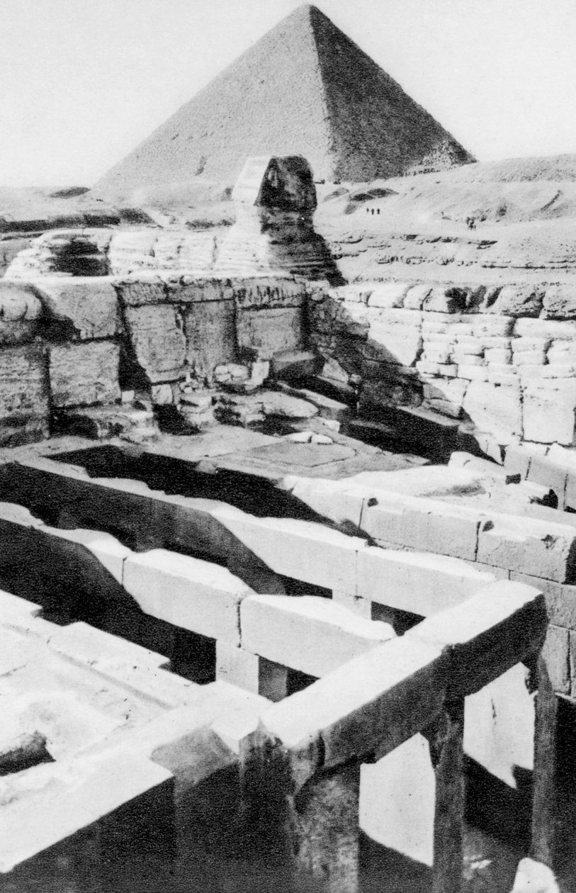 Templo da Esfinge, Cairo, Egito, c1920s de Unbekannt