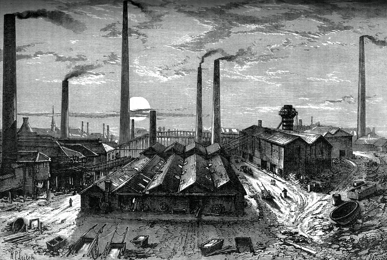 Os produtos químicos St Rollox, Glasgow, c1880 de Unbekannt