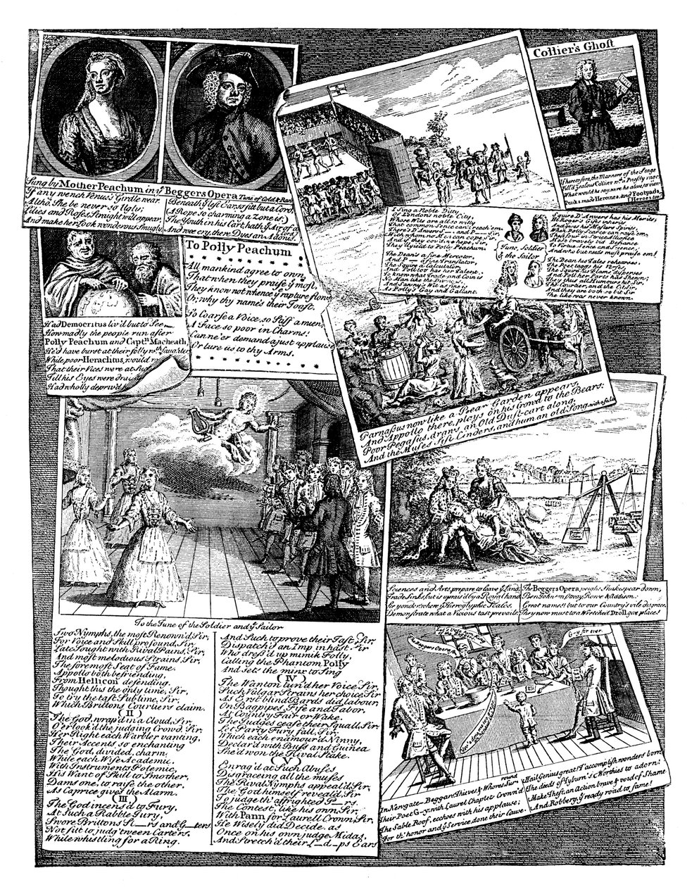 The Stage Medley, século XVIII de Unbekannt