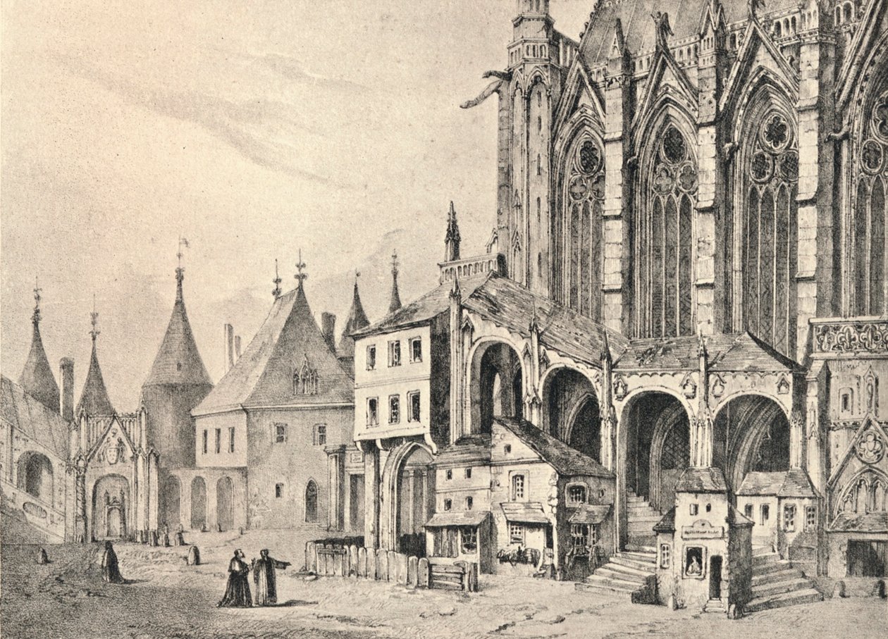 A Escadaria de Sainte-Chapelle, 1700 1915 de Unbekannt