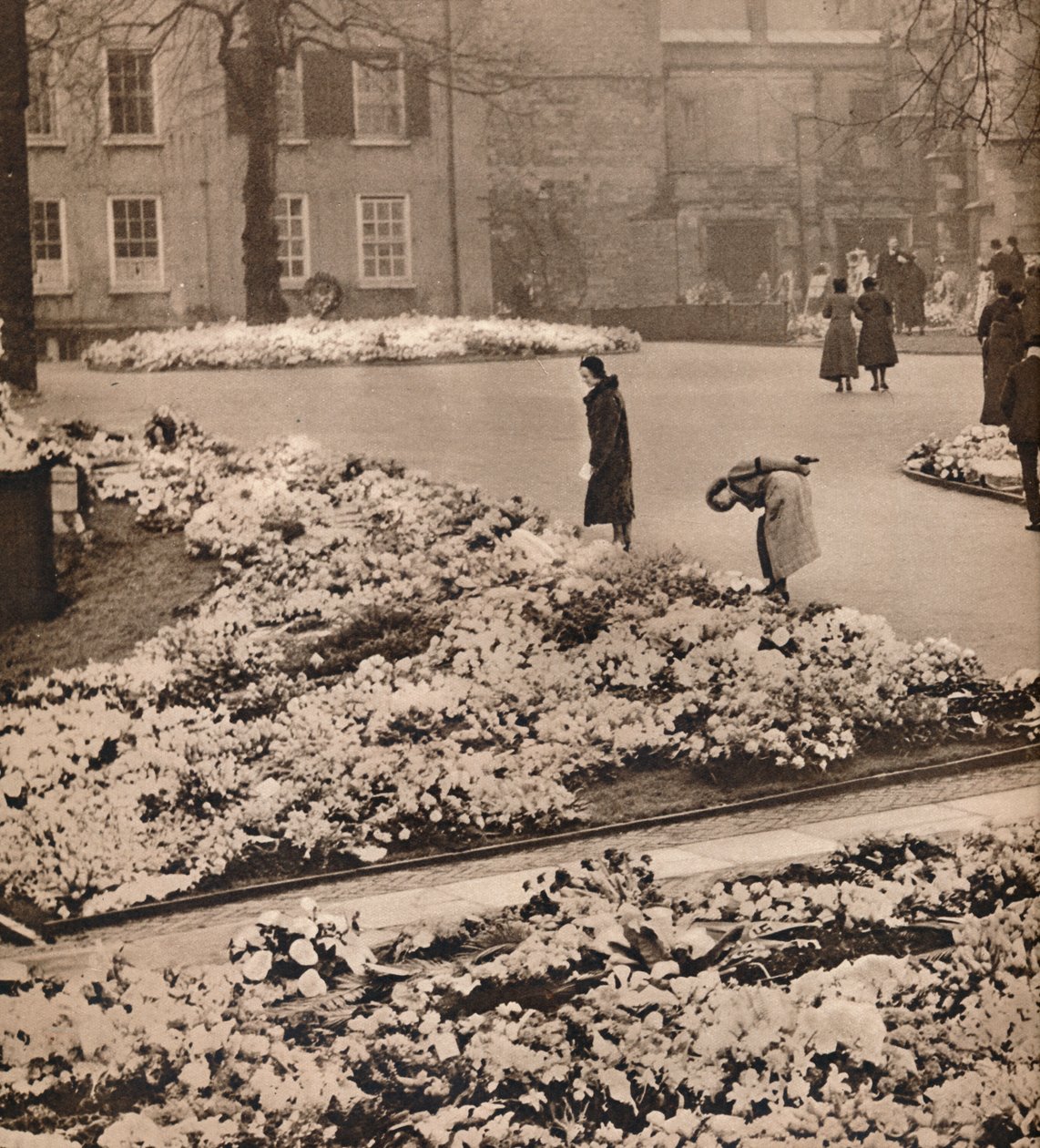 O funeral do rei George V em Windsor: coroas comemorativas, 1936 de Unbekannt