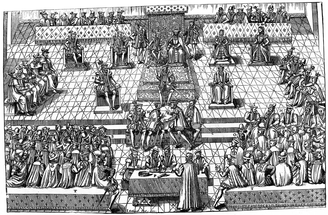 Os Estados Gerais em Orleans, França, 1560, 1893 de Unbekannt