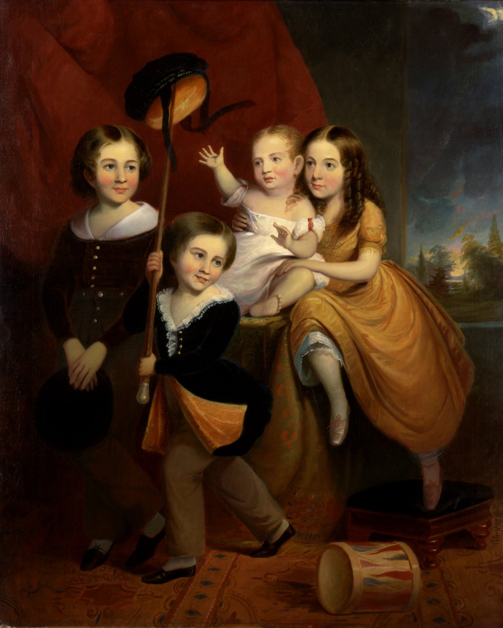 As Crianças Stephens, ca. 1845. de Unbekannt