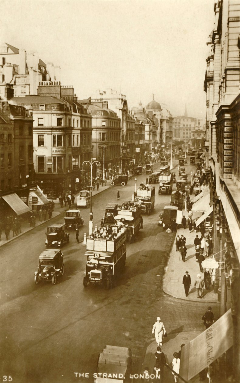 The Strand, Londres, 1929. de Unbekannt