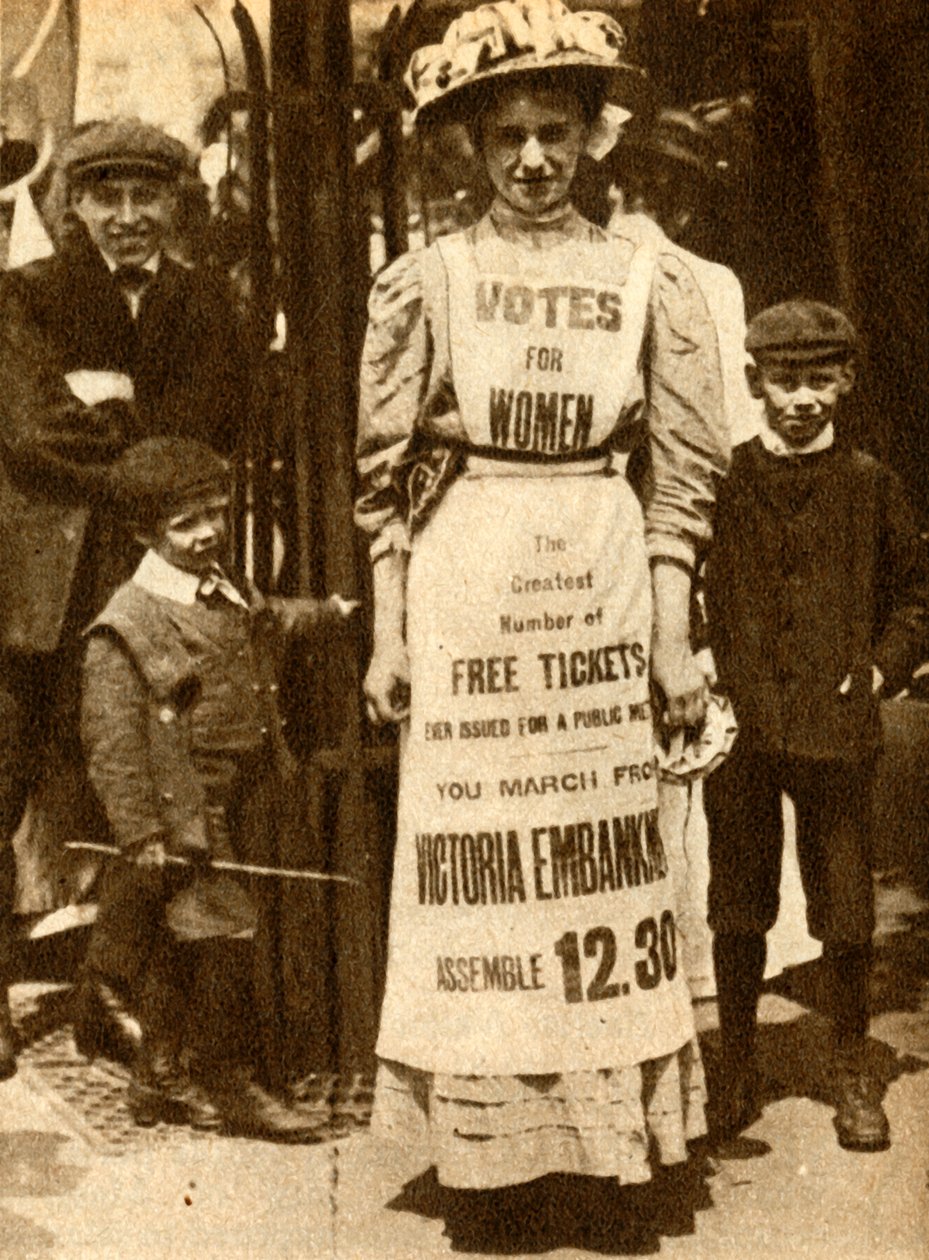 A empregada doméstica Sufragista 1908, 1933. de Unbekannt