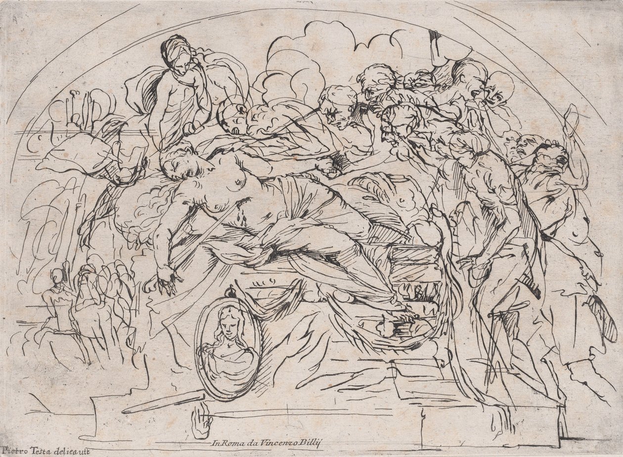 O Suicídio de Dido, 1650-1700. de Unbekannt