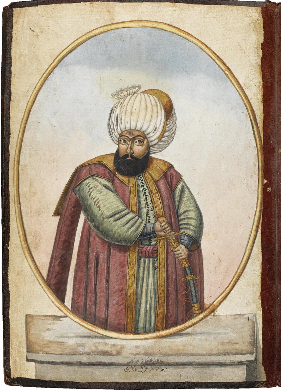 O sultão Osman I, início do século XIX de Unbekannt