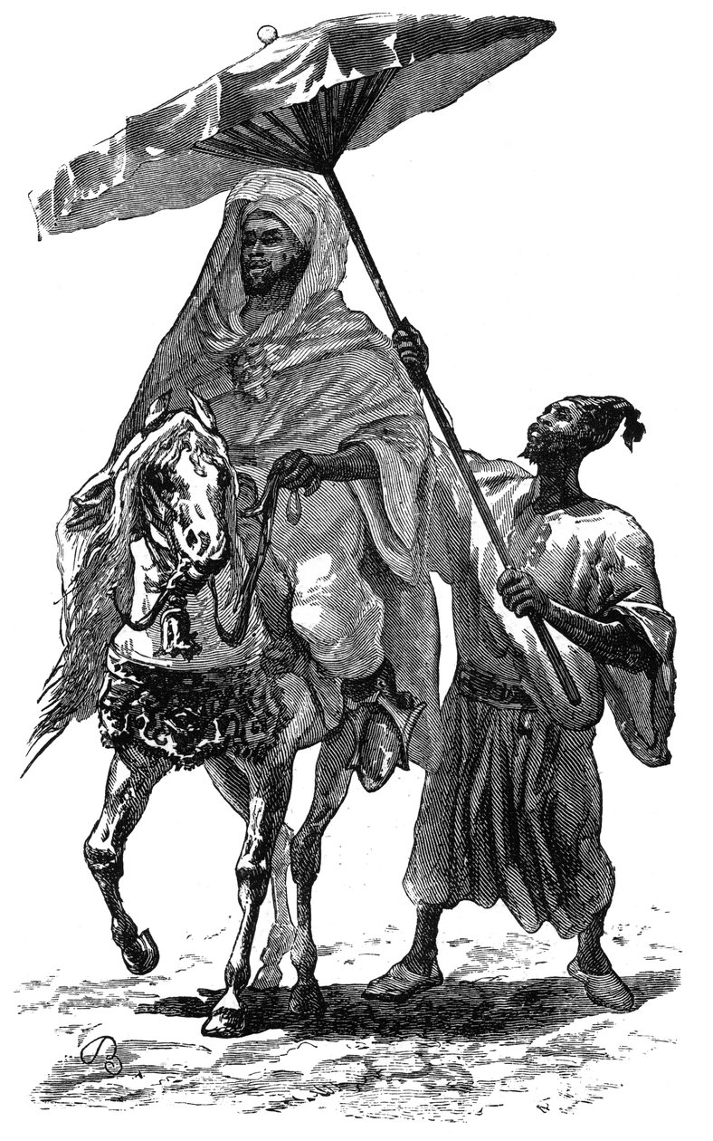 O sultão de Marrocos, c1890 de Unbekannt