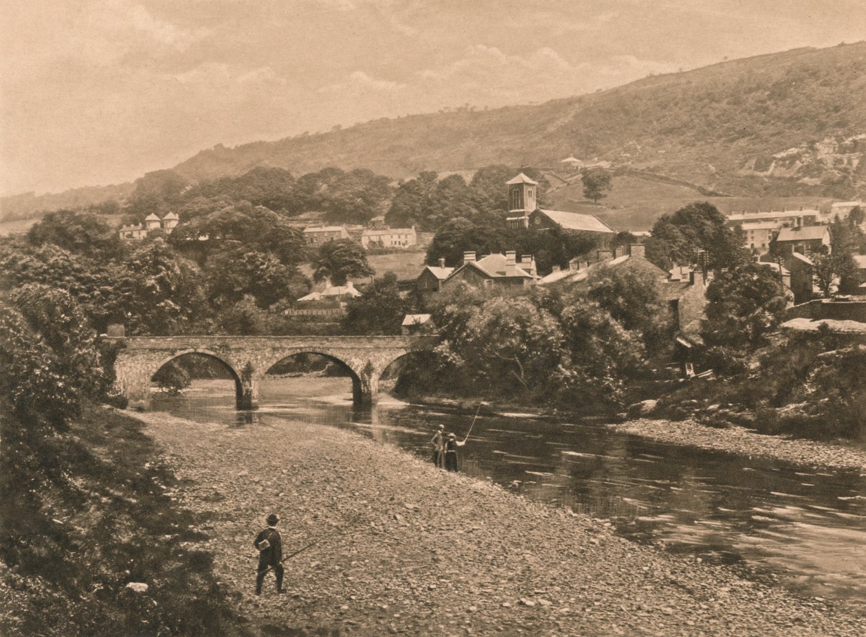 O Taff em Treforest, perto de Pontypridd, 1902 de Unbekannt