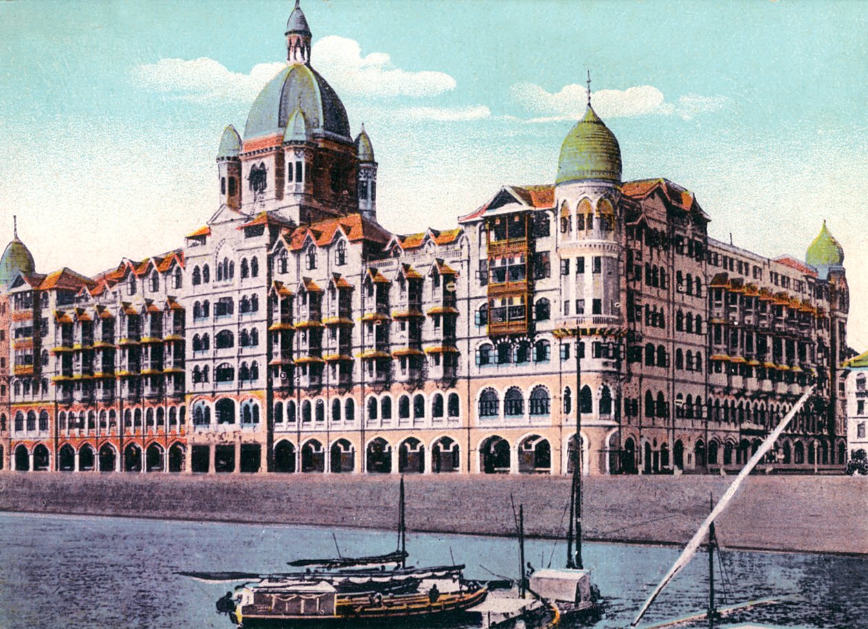 O Taj Mahal Palace Hotel, Bombaim, Índia, início do século XX de Unbekannt
