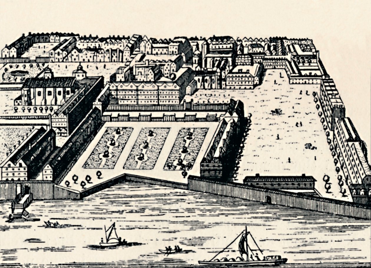 O templo do Tamisa, c1650, 1903 de Unbekannt