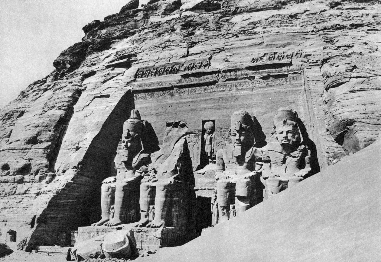 O Templo de Abu Simbel, Egito, 1936 de Unbekannt
