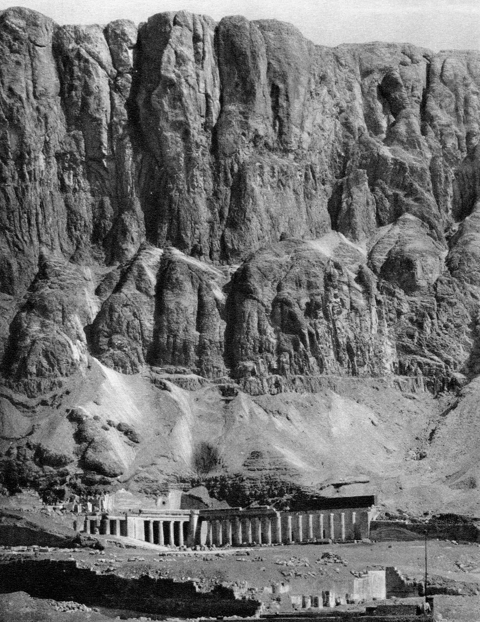 O Templo de Deir-El-Bahari, Egito, 1936 de Unbekannt