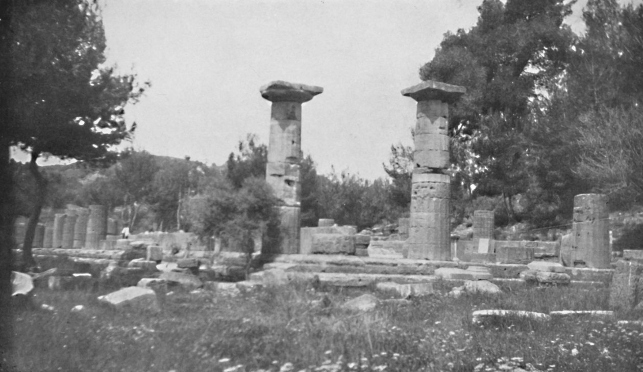 O templo de Hera em Olympia, 1913 de Unbekannt