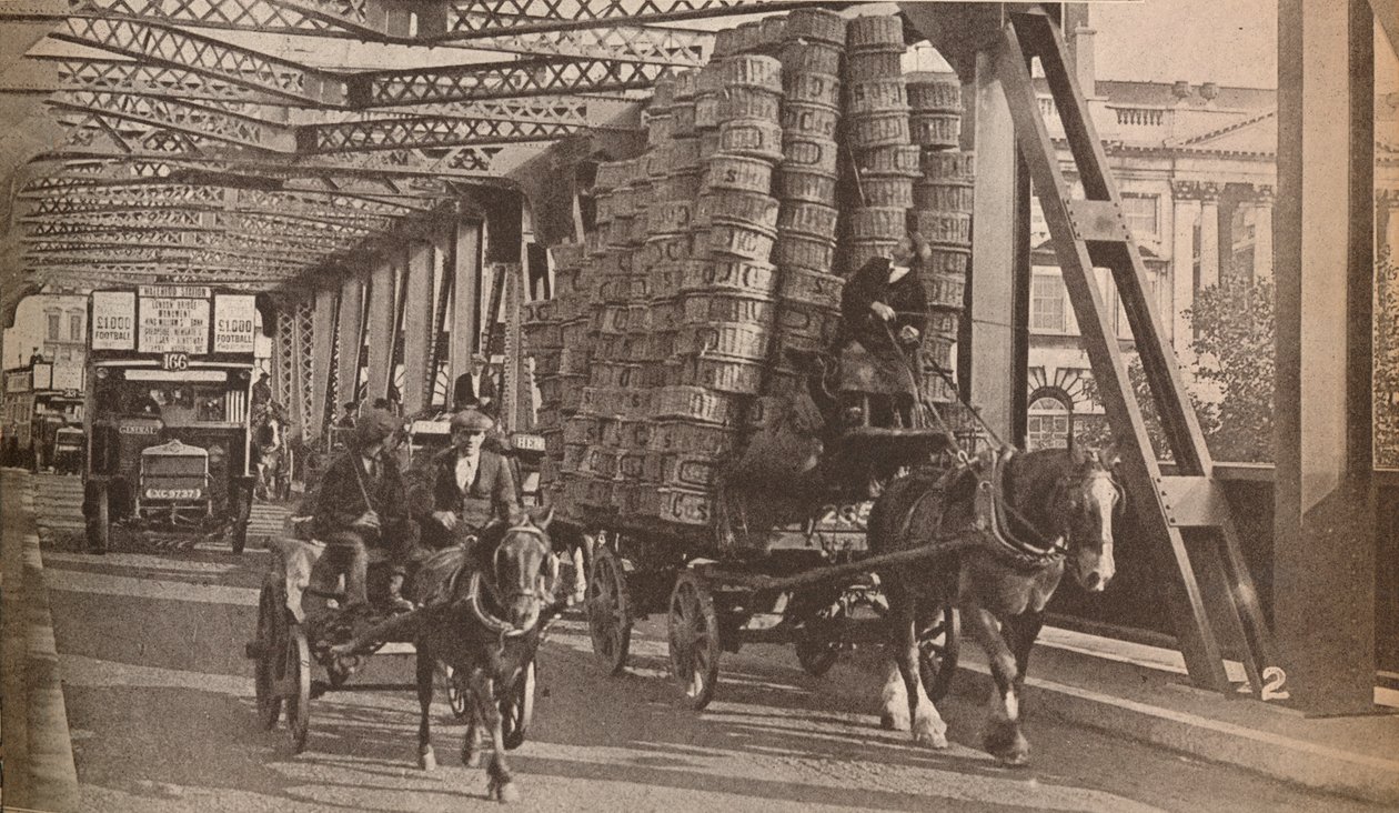A ponte provisória, c1925, 1935 de Unbekannt